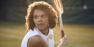 Lila McGuire plays Evonne Goolagong in the highly anticipated three-part biopic.