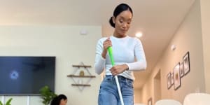 She makes six figures cleaning – and filming herself doing it