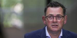 Sidelined Dan Andrews unable to take a swing