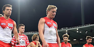The Swans are wallowing in 13th spot after six rounds this season.