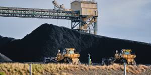 Coal stockpiles in Gladstone in June. “If G20 countries - including Australia - choose business-as-usual,climate change will soon send Australia’s high living standards up in flames,” says Selwin Hart,a top climate adviser to the UN.