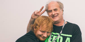 Ed Sheeran is dedicating his new album to the late Michael Gudinksi,founder of Mushroom and a close friend of the English musician.
