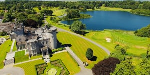 Ireland’s Dromoland Castle and its expansive grounds.