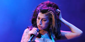 The real Amy Winehouse at her last live concert in Belgrade in June 2011.