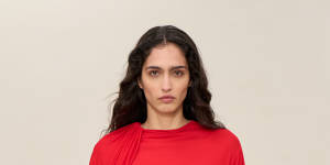 Seeing red all over again:Calvin Klein autumn/winter 2025 at New York Fashion Week.