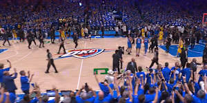 Wild scenes in Oklahoma as the Thunder win NBA championship