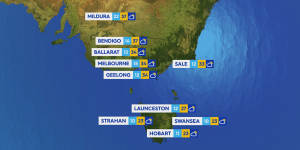 National weather forecast for Friday November 22