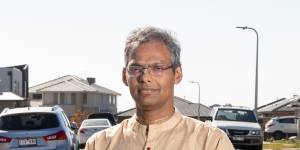Vinu Shankar Ganesun,from Wyndham Vale,would like developers to be forced to plant trees on new properties.