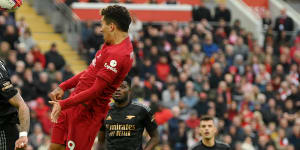 Late Liverpool goal robs Arsenal of points at Anfield,Palace thrash Leeds