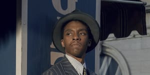 Expected to win best actor posthumously:Chadwick Boseman in Ma Rainey’s Black Bottom. 