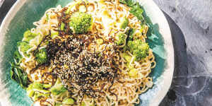 Karen Martini's broccoli ramen noodle salad.