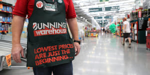 Bunnings is looking for a more streamlined management structure. 