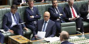 Opposition Leader Peter Dutton during question time.