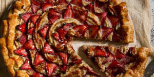 Strawberry galette (tart).
