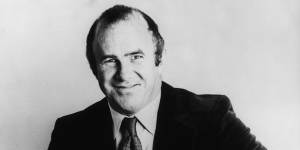 A young Clive James as an Australian journalist and television presenter.