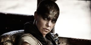 Charlize Theron in Mad Max:Fury Road. 