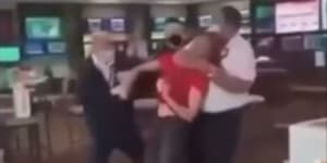 Patron filmed unconscious,held around neck as guard evicts him from hotel