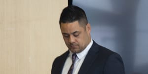 Jarryd Hayne denies making up lies in evidence at his sex assault trial