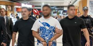 Paea Tuiniua was extradited from Queensland on 13 charges,including possessing a grenade,pistol and semi-assault rifle.