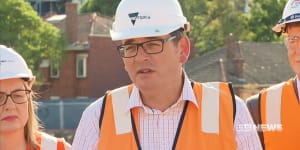 Victorian Premier Daniel Andrews is refusing to build the East West Link.