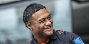 Teen tyro:Wests Tiger half Latu Fainu.