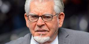 Rolf Harris is facing a London court on four charges of groping teenage girls.