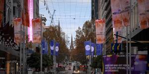 Melbourne was deserted on the first day of winter.