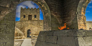 The Temple of Fire in Surakhani near Baku,Azerbaijan.