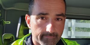 Christian Marchegiani left teaching because he refused to be vaccinated against COVID-19,and he is now a truck driver.