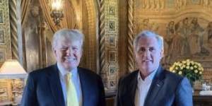 As impeachment case looms in Senate,Trump meets House Republican minority leader