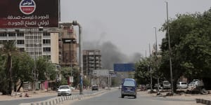 Gunfire in Sudanese capital as paramilitary says it has taken control of presidential palace