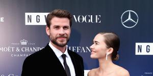 Liam Hemsworth and his girlfriend Gabriella Brooks pictured in late 2023.