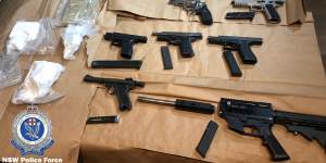 Assault rifle,pistols found with $2 million in drugs in organised crime raids