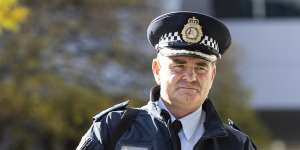 ACT Policing Commander Michael Chew said media scrutiny drove him to direct his subordinate to charge Bruce Lehrmann.