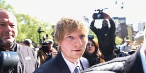 Ed Sheeran appears in court accused of plagiarising Marvin Gaye hit