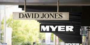 Hopes for Myer turnaround after David Jones posts sales recovery