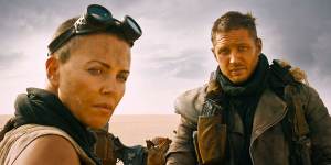 Fury Road’s feuding actors,Charlize Theron and Tom Hardy.