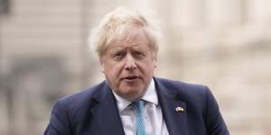 Britain’s Prime Minister Boris Johnson on Tuesday in London.