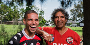 Like father,like son:Wanderers star’s touching tribute to former Steelers star dad