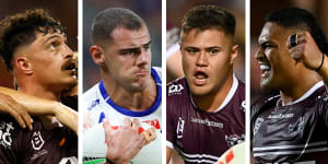 Team of the week:The NRL’s rising stars shine brightest