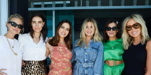 It girls:Nadia Fairfax,Olivia Bond,Kristin Fisher,Kate Bond,Jordana Sexton and Montarna Pitt.
