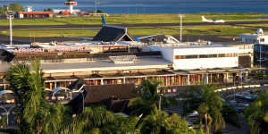 Faa’a International Airport in Papeete,Tahiti.