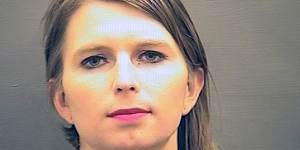 Former Army intelligence analyst Chelsea Manning in a police mugshot.