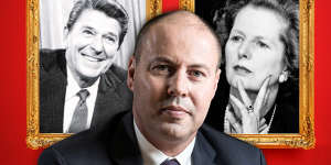 Why is the Treasurer taking inspiration from Margaret Thatcher and Ronald Reagan?