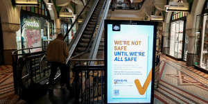 Shoppers are reminded that safety is paramount. 