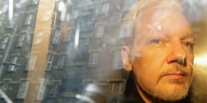 Now in jail:WikiLeaks founder Julian Assange.