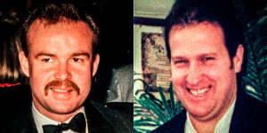 Sergeant Gary Silk (left) and Senior Constable Rodney Miller were fatally shot in Moorabbin.