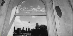 Sydney skyline as seen from one of terraces on September 16,1981.