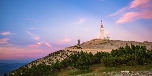 Mont Ventoux,the scene of one of the most gruelling climbs of the Tour de France.