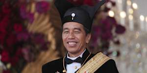 Indonesian President Joko Widodo in August.